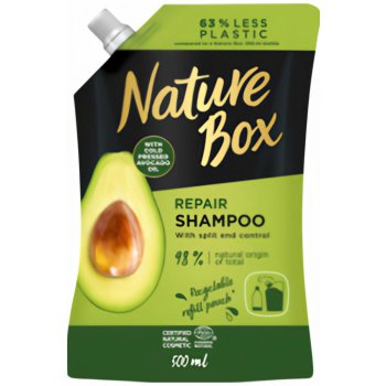 Nature Box regenerační šampon Avokádo náhradní náplň 500 ml