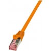 síťový kabel Logilink CQ2098S patch Cat.6 S/FTP PIMF PrimeLine, 10m, oranžový