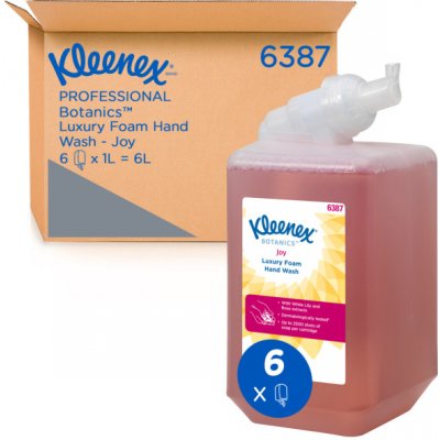 Kimberly Clark Kleenex luxusní čistící pěna na ruce čirá 6 x 1 l – Zbozi.Blesk.cz