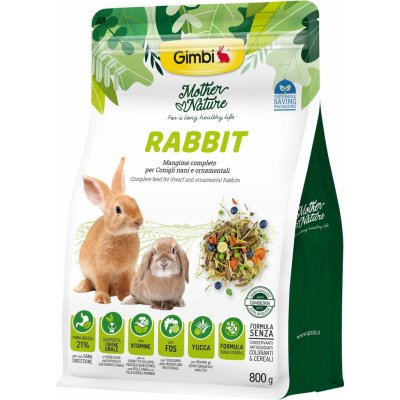 Gimbi Mother Nature Rabbit Krmivo pro králíky 0,8 kg – Zboží Mobilmania