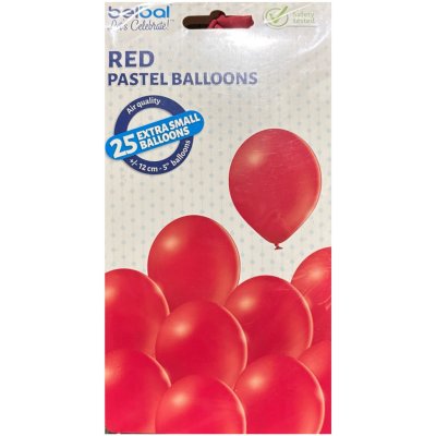 Belbal Pastelové balonky 12 cm Varianta: Červená – Hledejceny.cz