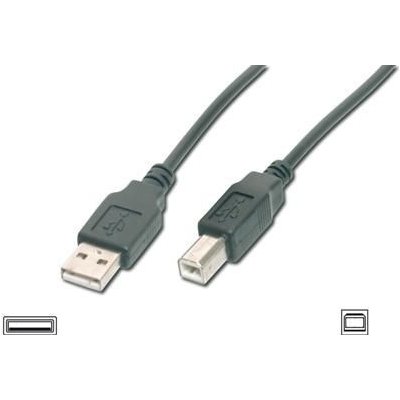 Assmann AK-300102-018-S USB 2.0 A m / B m, 1,8m, černý – Zbozi.Blesk.cz