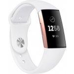 BStrap Silicone Large řemínek na Fitbit Charge 3 / 4, white SFI007C08 – Hledejceny.cz