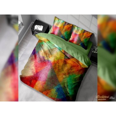 Brotex Moderní 3D povlečení Colorful 140x200 70x90 – Hledejceny.cz