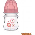 Canpol babies láhev se širokým hrdlem Newborn baby růžová 120ml – Zboží Dáma