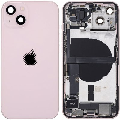 Kryt Apple iPhone 13 Zadní Housing s Malými Díly růžový – Zboží Živě