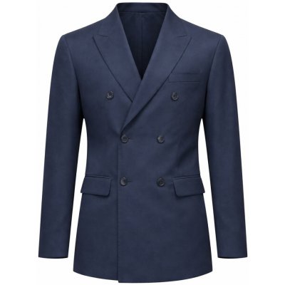 Pánské sako tmavě modré slim – Zbozi.Blesk.cz