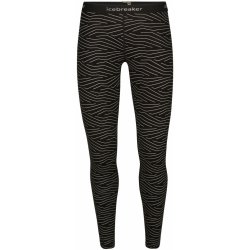 ICEBREAKER Wmns 200 Oasis Leggings Napasoq Lines Black