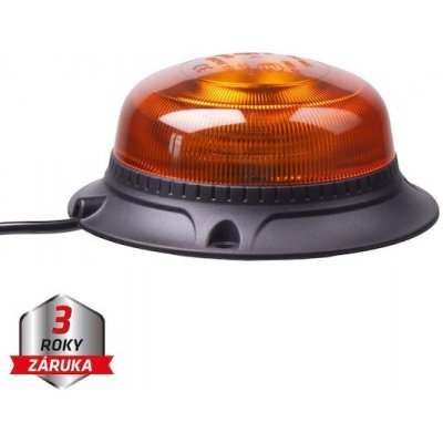 LED maják, 12-24V, 18xLED oranžový, magnet, ECE R65 , WL821 | Zboží Auto
