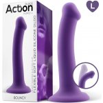 Action Bouncy Liquid Silicone Dildo 7.5″ 19 cm Purple – Hledejceny.cz