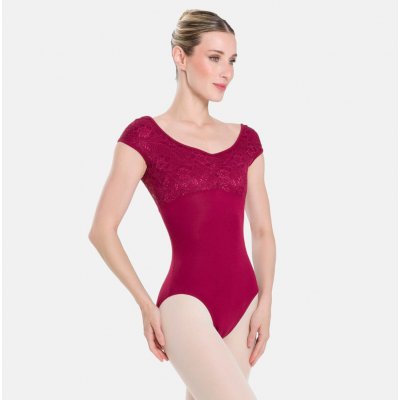 Dámský baletní trikot So Danca Ivonne SL242B vínová – Sleviste.cz