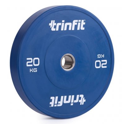 TRINFIT Olympijský kotouč Bumper Plate Training 20 kg 50 mm – Zboží Mobilmania