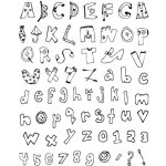 SMT Creatoys Silikonová gelová razítka - Písmena obrázková – Hledejceny.cz