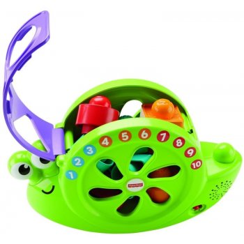 Fisher-Price vkládačka zpívající šnek