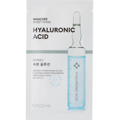 Missha Mascure Hydra Solution Sheet Mask hydratační pleťová maska 27 ml – Zboží Dáma