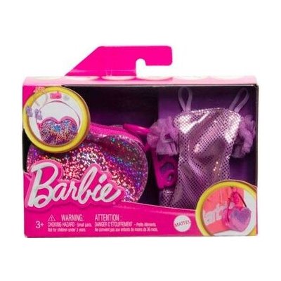 Mattel HJT42/HJT45 Barbie Prémiový modrý set - třpitivé šaty – Zbozi.Blesk.cz