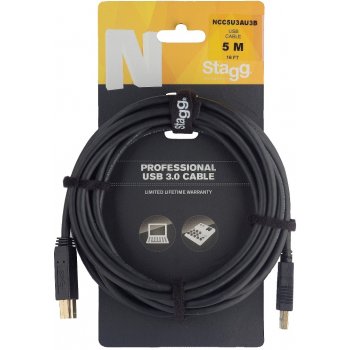 Stagg NCC5U3AU3B USB /STD A-B 3.0 6m