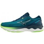 Mizuno Wave Skyrise 3 Algiers blue-white-Neon Flame – Zboží Mobilmania