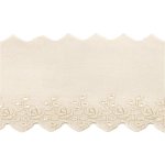 Prima-obchod Bavlněná madeira - štykování šíře 10 cm, barva 2 krémová – Hledejceny.cz