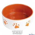 Trixie Miska keramická pes s béž.tlapkami 1,4 l 20 cm – Zbozi.Blesk.cz
