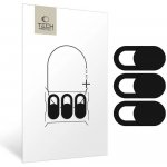 Tech‑Protect Cam Fit+ 3‑Pack – nalepovací krytka webkamery pro notebooky – Hledejceny.cz