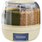 Dávkovač otočná nádoba pro skladování suchých potravin – Zboží Dáma