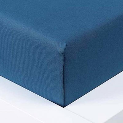 Xpose Jersey prostěradlo Exclusive tmavě modré 160x200