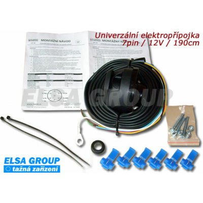 Univerzální elektropřípojka 7pin 190cm | Zboží Auto