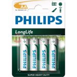 Philips LongLife AA 4ks R6L4B/10 – Zboží Živě