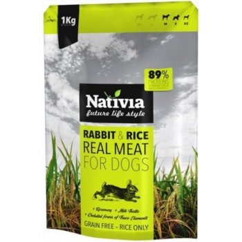 Nativia Real Meat Rabbit and Rice 8 kg