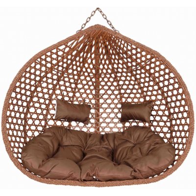 Tomido Závěsný koš TROPICAL Brown bez kovové kostrukce bez podstavce MARCEL-HBK – Zboží Dáma
