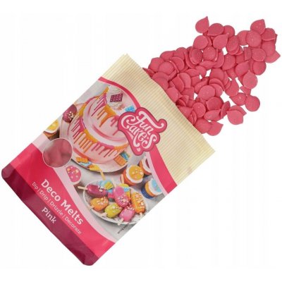 FunCakes Snadno rozpustná poleva v peckách Růžová 250g – Zbozi.Blesk.cz