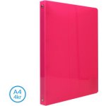 LUMA 4-kroužkový pořadač A4 2,5 cm neon růžový – Zboží Živě
