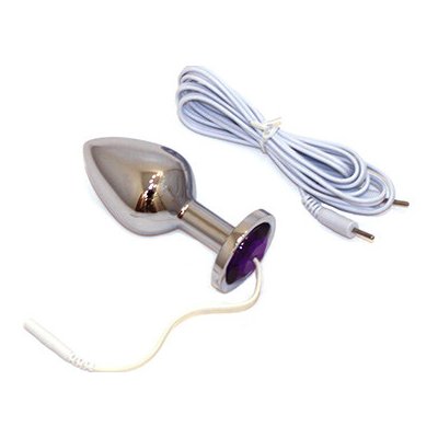 Elektro Sex Anální kolík kovový s elektrošokem Velikost M – Zboží Dáma