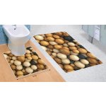 Bellatex Koupelnová 3D tisk sada dřevěné koule 60 x 100 60x50 cm WC – Zboží Mobilmania