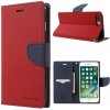 Pouzdro a kryt na mobilní telefon Apple Mercury / kryt pro iPhone 7 Plus / 8 Plus - Mercury, Fancy Diary RED/NAVY