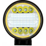 M-TECH (Poland) Pracovní světlo kulaté 12-24V, 38x1W HP LED, WLE36 – Hledejceny.cz
