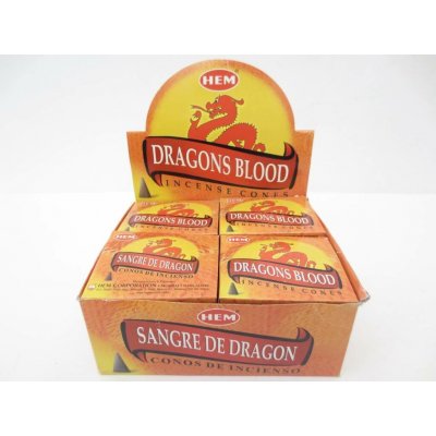 Hem Vonné kužely Dragons Blood 10 ks – Sleviste.cz