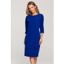 S324 Batwing sleeve sheath dress royalblue