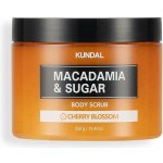 KUNDAL Macadamia & Sugar Body Scrub Cherry Blossom 550 ml – Hledejceny.cz