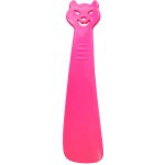 Obouvací lžíce Buble plastová 18 cm kočka růžová – Zboží Dáma