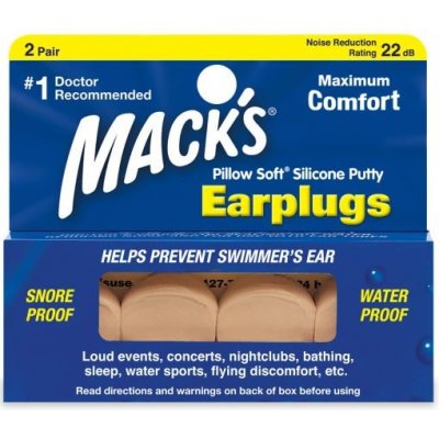 Mack's Pillow Soft silikonové špuntydo uší tělové 2 páry – Hledejceny.cz