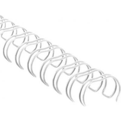 Copierland Drátěné hřbety 1/4" / 3:1 / 6,4 mm - bílé – Zboží Živě
