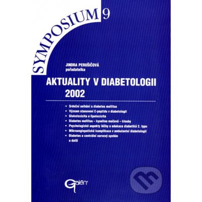 Aktuality v diabetologii 2002 - Jindra Perušičová – Zboží Mobilmania