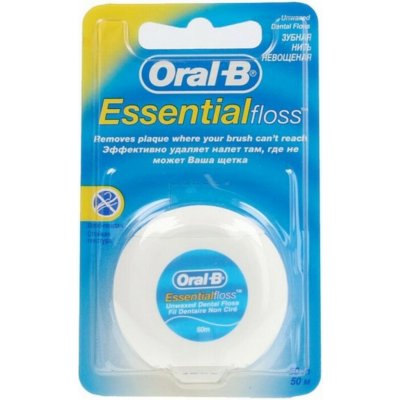 Oral-B EssentialFloss zubní nit nevoskovaná 50 m