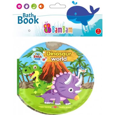 Bam Bam knížka do koupele svět dinosaurů 6m+
