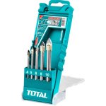 TOTAL TACSD7256 sada vrtáků do skla, Industrial 5ks, 4,5,6,8,10mm – Sleviste.cz