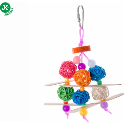 JK ANIMALS proutěné kuličky střední, dřevěná hračka 15 cm – Zboží Dáma JK ANIMALS proutěné kuličky střední, dřevěná hračka 15 cm – Zboží Dáma
