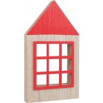 Anděl Přerov Dům s červenou okenicí na postavení 11 x 20 cm – Hledejceny.cz