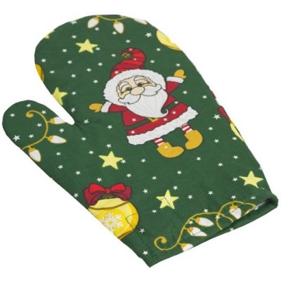 Bellatex chňapka Vánoce CH/912 vánoční motiv zelený 28x18 cm – Sleviste.cz